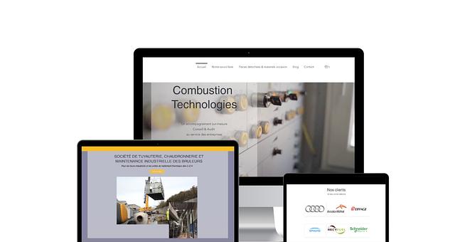 Création de site pour secteur industriel par Nittaya  Descourt