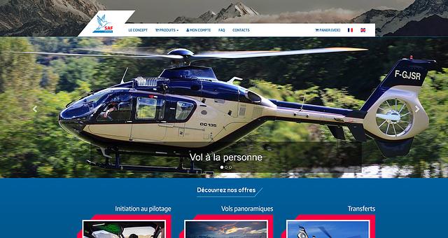 Site de réservation de transfert en hélicoptère par Bruno Lock Koon