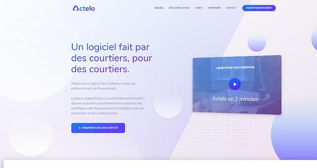 Actelo - Solution SaaS de financement par Anthony Marchand