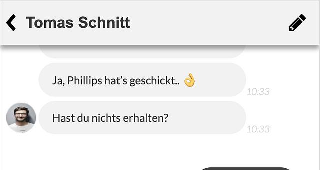 App Chat pour BMW par Cydista