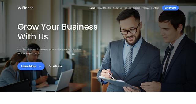 Finance Website par NeoxMedia-Moncef