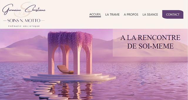 réalisation de logo et du site vitrine par Anais Perigny