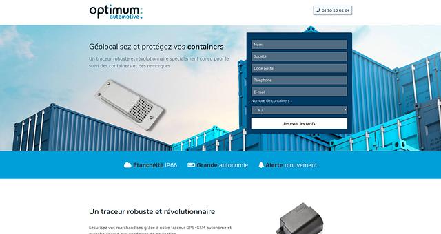 Création des landing page pour Optimum Automotive par JulienBrasart