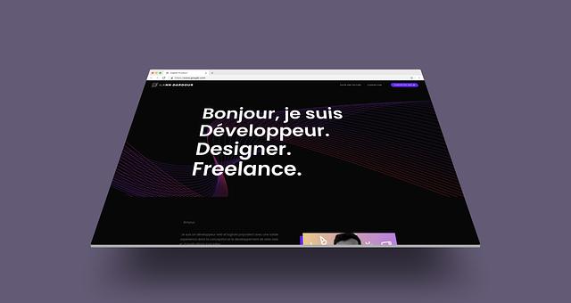 Réalisation d'un Portfolio par Ilann Dardour