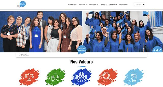 site web pour association féministe par syrineM