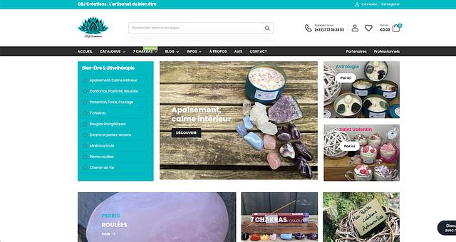 Refonte site e-commerce Shopify par Marie-Elise Vergoignan