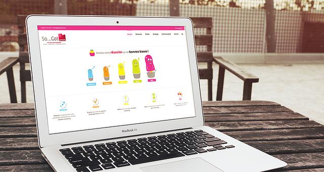 site vitrine WordPress agence de communication par Sophie Boisseau