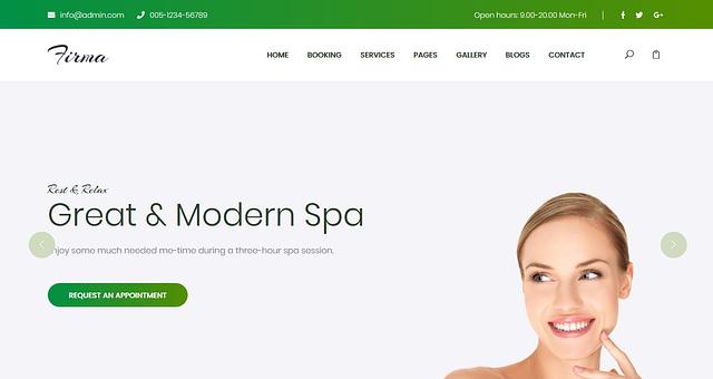 Spa and Beauty HTML Website par NeoxMedia-Moncef