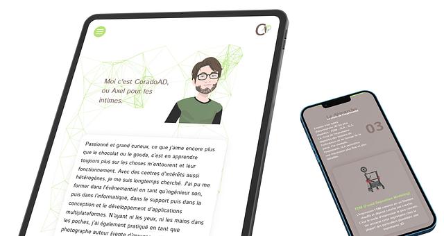 Conception et intégration de site web par Angélica Verguet