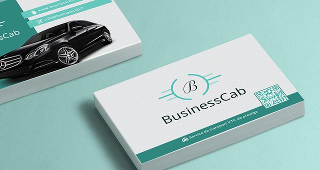 Conception d'une carte de visite par abdelrougani