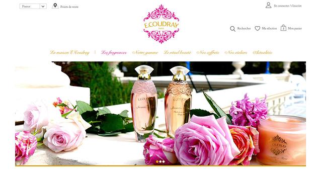 Site Magento 2 E.Coudray Parfumeur par Datalinx
