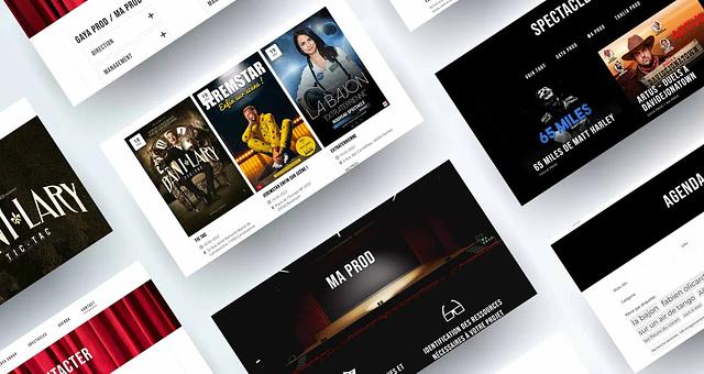 Refonte site internet spectacles par Dimitri Ivanov