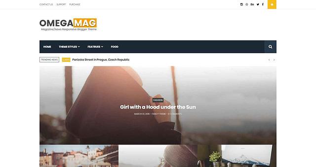 OmegaMag - Magazine/News Responsive Template par soufianed1