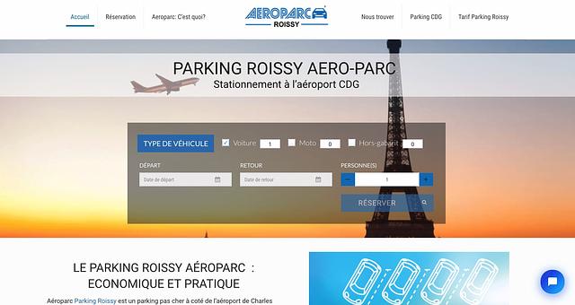 Aeropark Parking Roissy par Agence Focus Interactive Paris