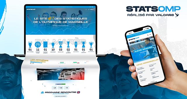 StatsOMP - Site vitrine de statistiques par Jérémy Capelle