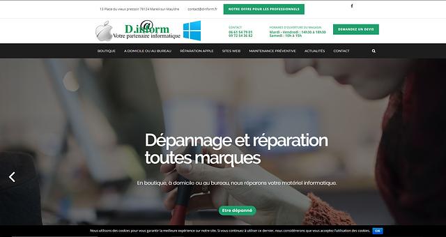 Site Wordpress par Ismaël Leconte