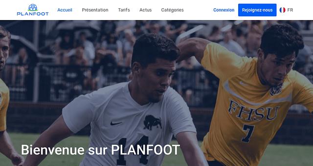 Création De La Plateforme Planfoot par Stéphane  Délices