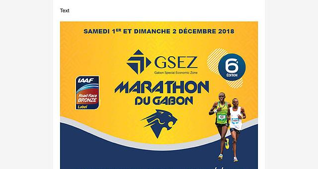 Community Management Marathon du Gabon par histoires-digitales