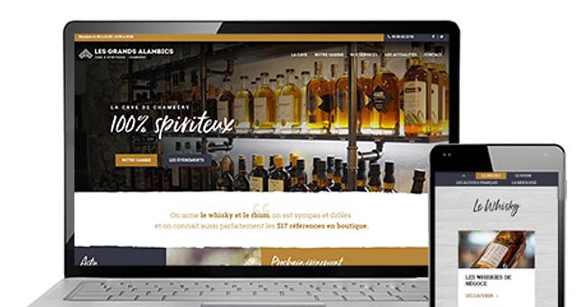 Wordpress : magasin de spiritueux par Loïc Pennamen