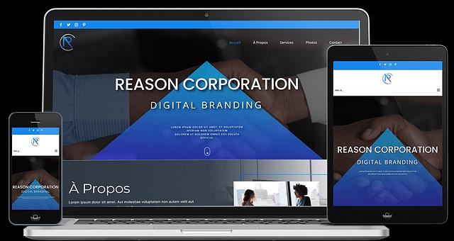 Projet personnels: Reason Corporation par Kevin Louison