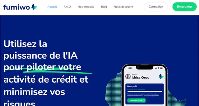 Site vitrine Startup Fintech par Alexis Chretinat