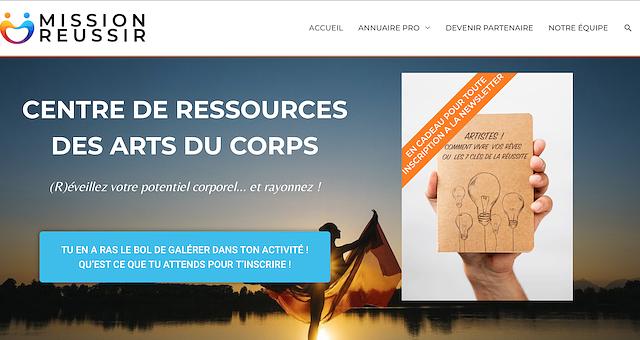 Site internet de partage de ressources par Lionel Martin