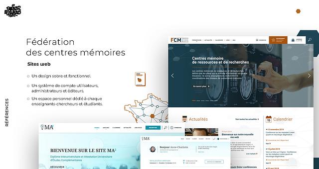 Refonte des sites web de la FCM par Cédric Neveu