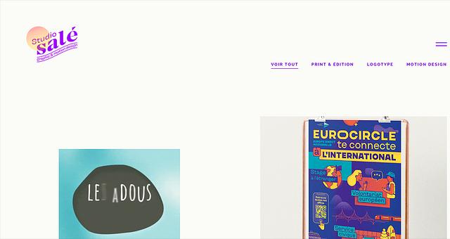 Site internet par Emilie Thonat
