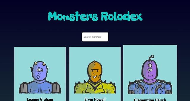 Monsters Rolodex par jean-huguesd