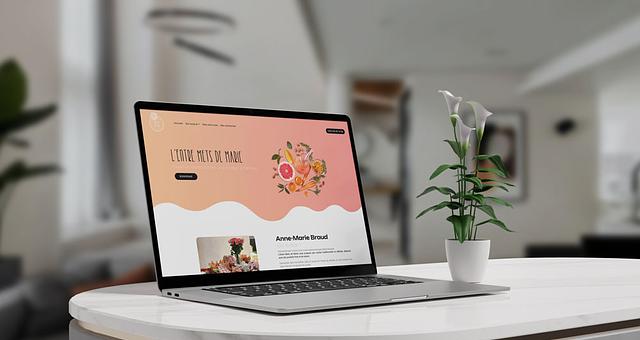 Création d'un site OnePage pour un traiteur par Cyril Magnin
