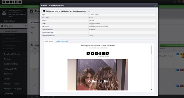 Rodier.fr par MoBelagency