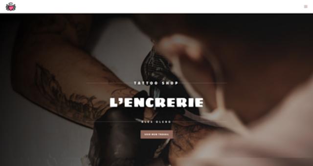 Création site web vitrine - Tattoo Shop  par andrea-studio