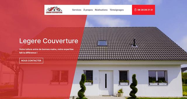 One page entreprise de couverture par DR-Digital