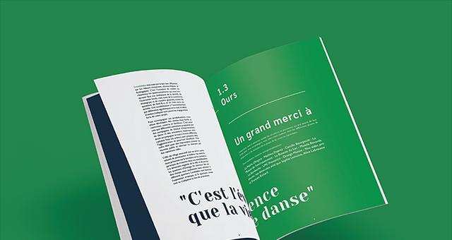 réalisation d'un magazine  par Aliénor Ouvrard