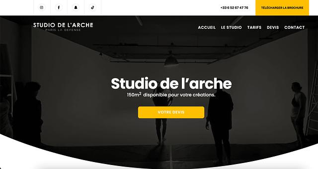 Site Vitrine pour Studio de l'arche  par Salah Eddine Mansouri