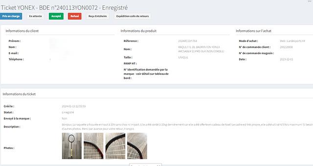 Gestion de SAV par Jérôme Siau