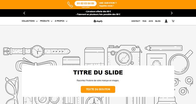 Shopify Theme - Versatile par Kévin Lebre