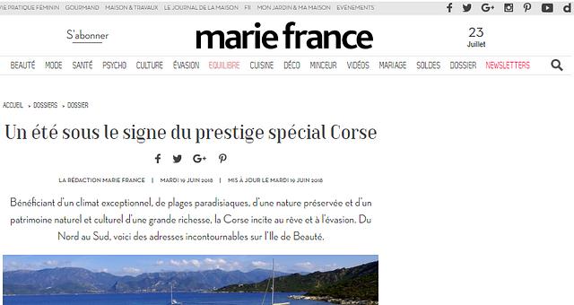 Marie France par Karine Bach