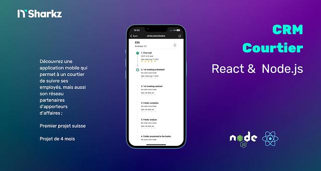 Plateforme CRM Courtier par Victor Carraz