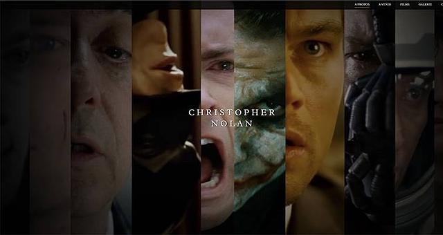 Site web Christopher Nolan par Jonathan Loré