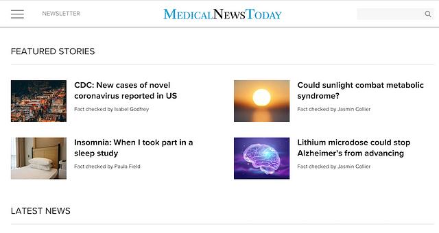 MedicalNewsToday.com par Zohar Stolar