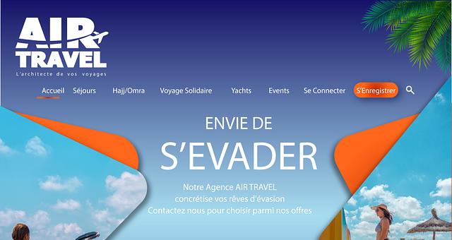 Création & Conception Site Agence de Voyage par Trc Web