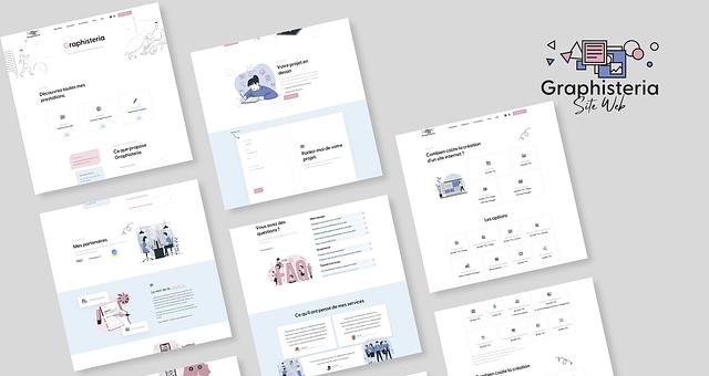 Création site vitrine par Jade Genoni