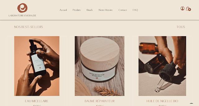 Site e-commerce de parfum par Rado Mickael Ravelontsalama