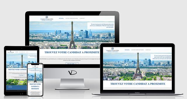 Site internet vitrine WordPress par Vincent Rollin