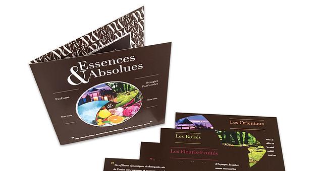 Support de communication pour parfumeur par KatDesign