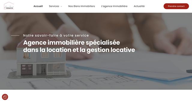 Refonte du site web de l'agence immobilière par nicolastdvio