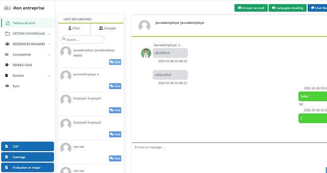 Développeur full stack CRM/ERP par Jawad Ahmindache