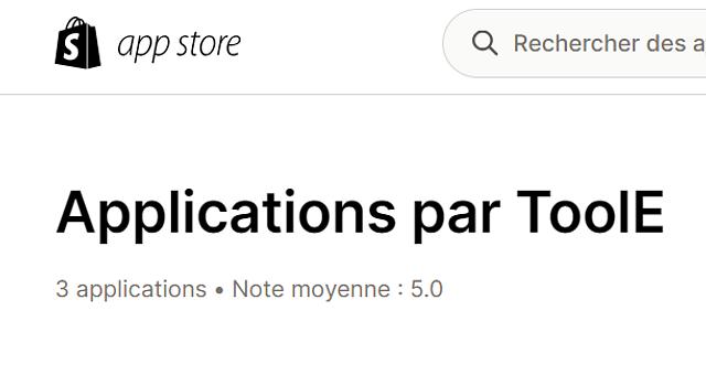 Développement d'applications pour Shopify par intersoft4shopifyetpresta
