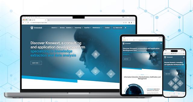 Knowext | Site internet par Emma Maignien